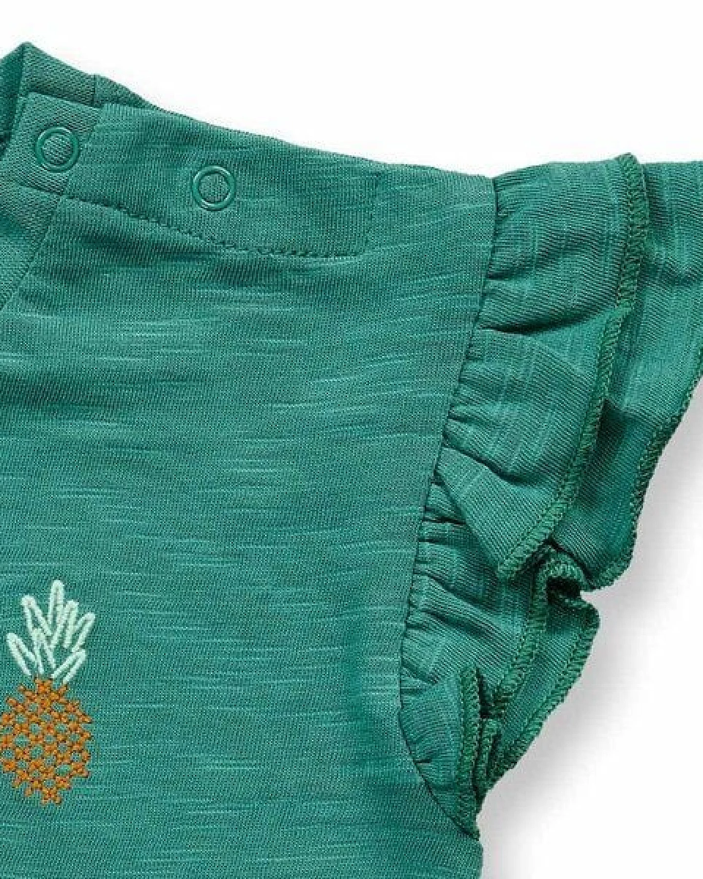 Sense Organics Baby T-Shirt in smaragdgrün, Modell ADA – Ansicht 3