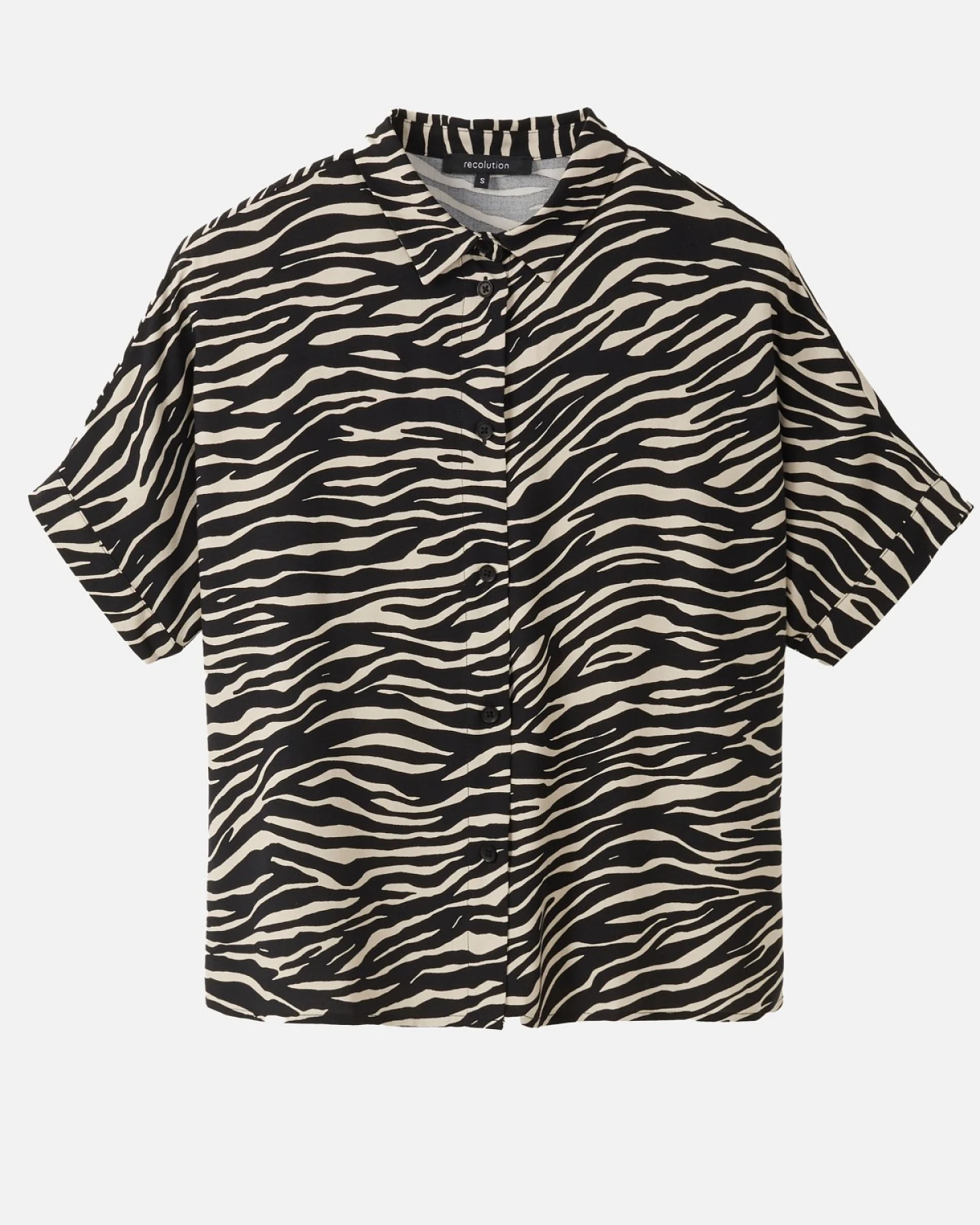 Bluse Lotus Zebra Schwarz – Ansicht 6