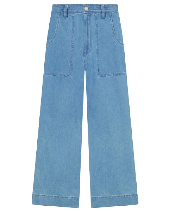 DEDICATED - Women's Workwear Pants Vara Denim - Freizeithose Gr XS blau