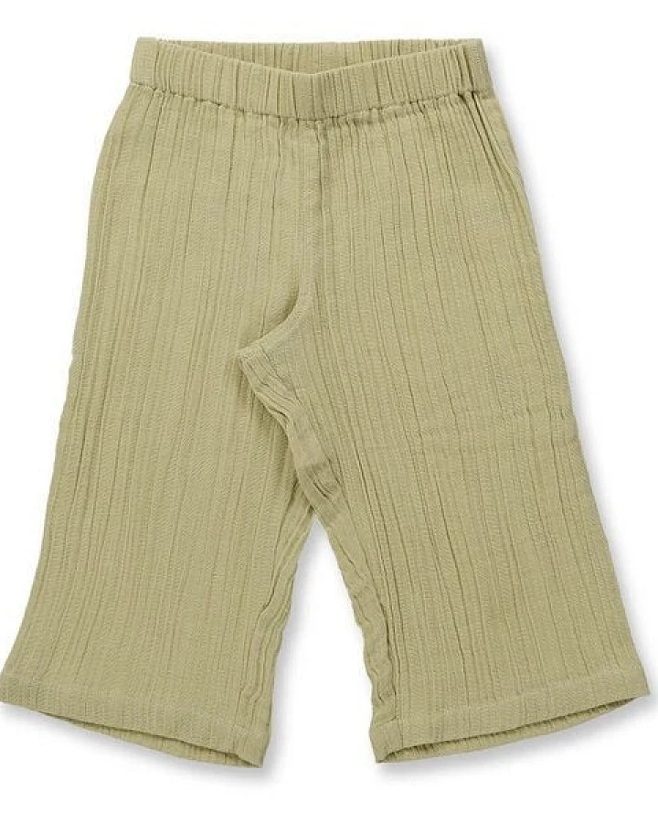 Sense Organics Musselinhose in schilfgrün für Mädchen, Modell LISANN