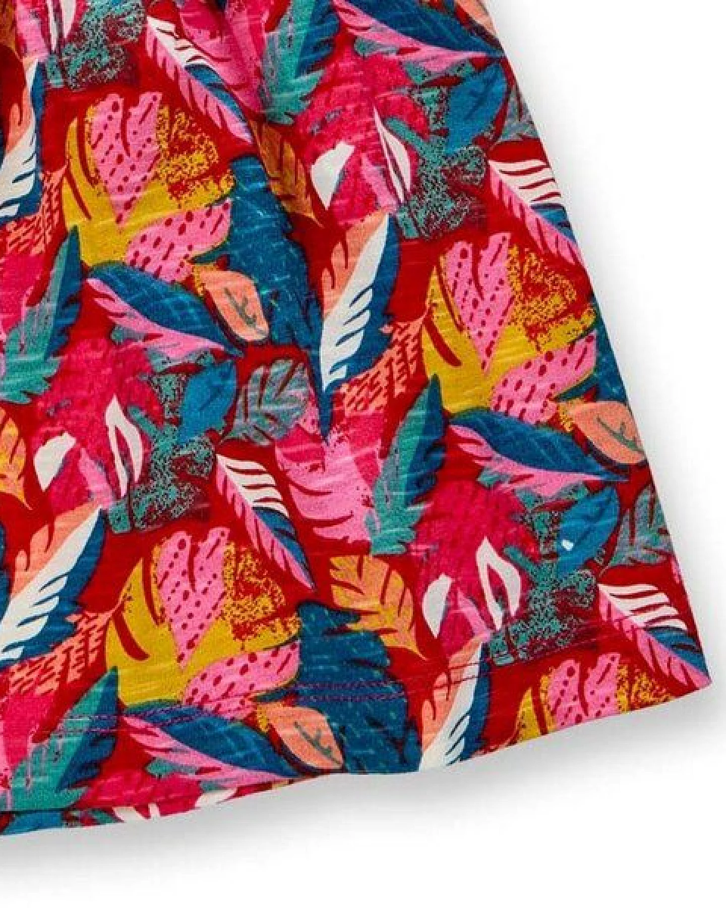 Sense Organics Mädchenrock mit Blätterdruck, Modell MALIA – Ansicht 3