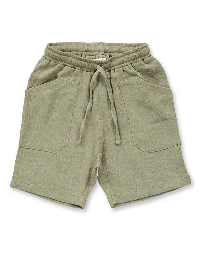 Sense Organics Shorts für Kinder in seegrasgrün, Modell PAK