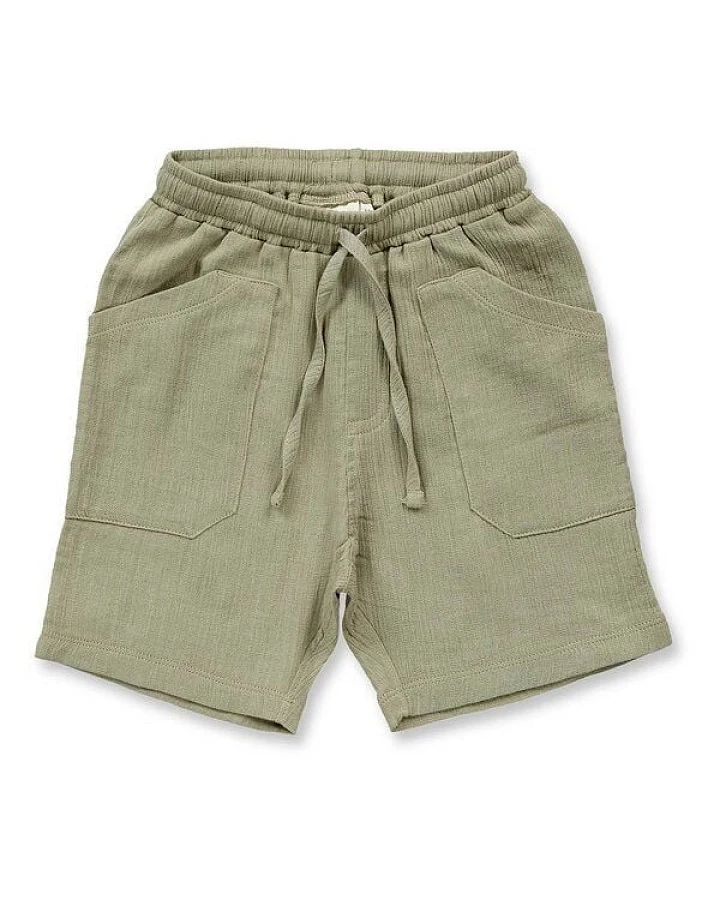 Sense Organics Shorts für Kinder in seegrasgrün, Modell PAK