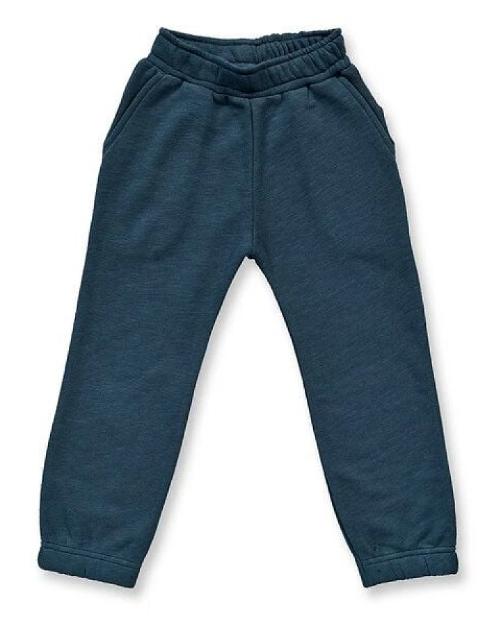 Sense Organics Sweathose für Kinder in dunklem Petrol, Modell POOKA