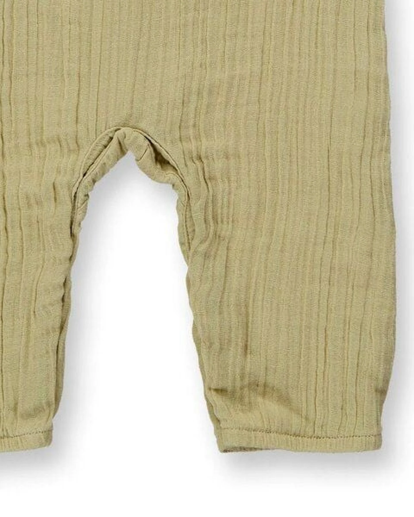 Sense Organics Baby Overall in schilfgrün, Modell MARIS – Ansicht 3