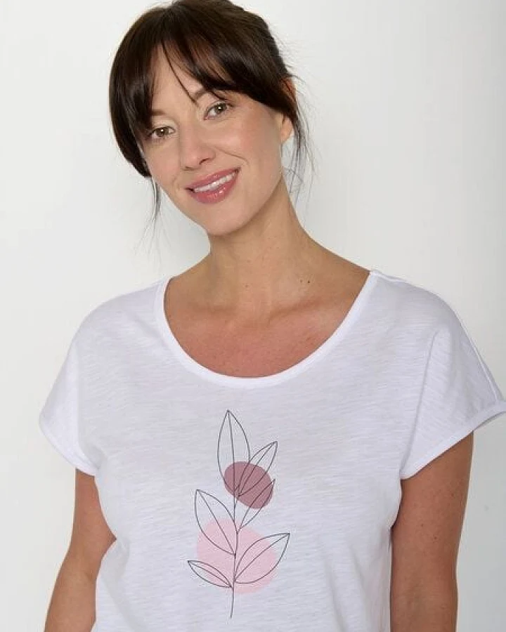 GREENBOMB Bloom Classic Cool - Lässiges T-Shirt aus Bio-Baumwolle / hochwertiger Print / GOTS / Fair & Vegan