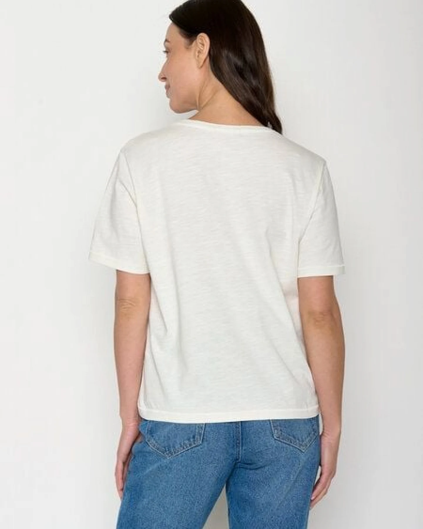 GREENBOMB Think Type Nova - Kastiges T-Shirt aus Bio-Baumwolle / hochwertiger Print / GOTS / Fair & Vegan – Ansicht 4