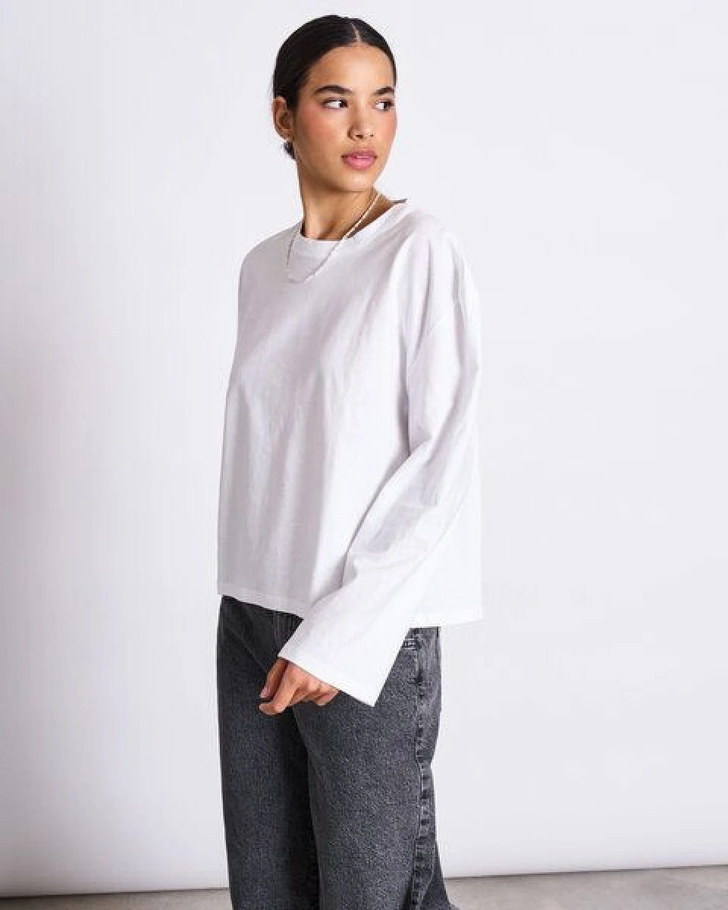 JAN N JUNE Boxy Langarmshirt ANKIRA – Ansicht 3