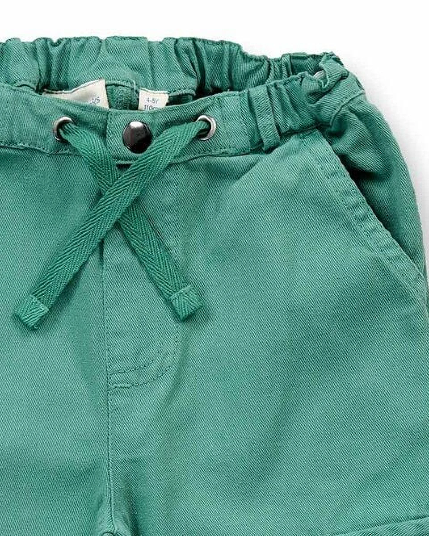 Sense Organics Kinderhose in smaragdgrün, Modell MAILO – Ansicht 2