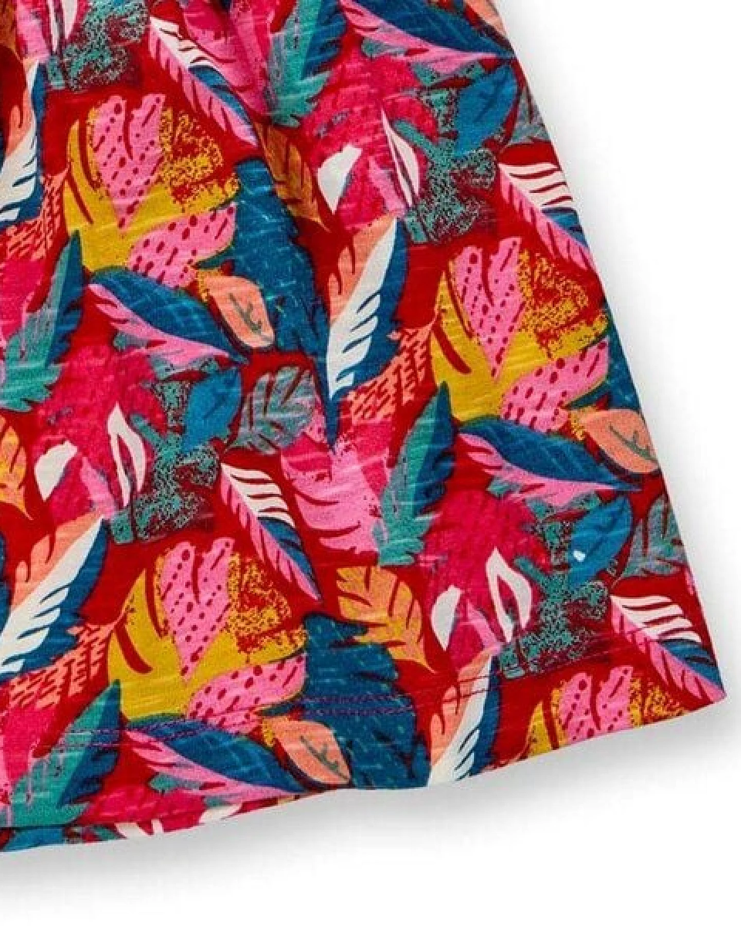Sense Organics Mädchenrock mit Blätterdruck, Modell MALIA – Ansicht 3