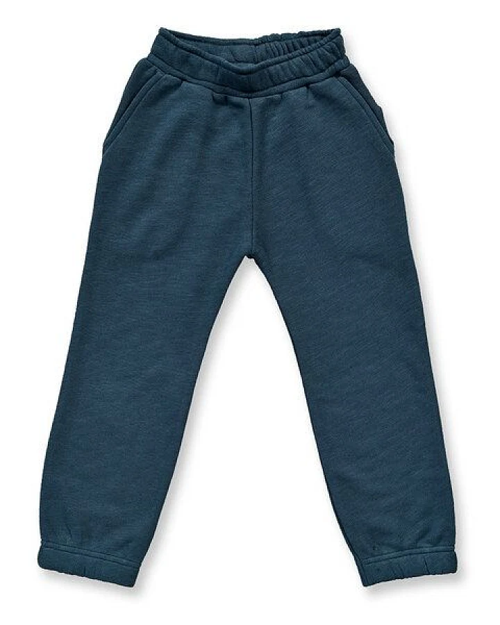 Sense Organics Sweathose für Kinder in dunklem Petrol, Modell POOKA
