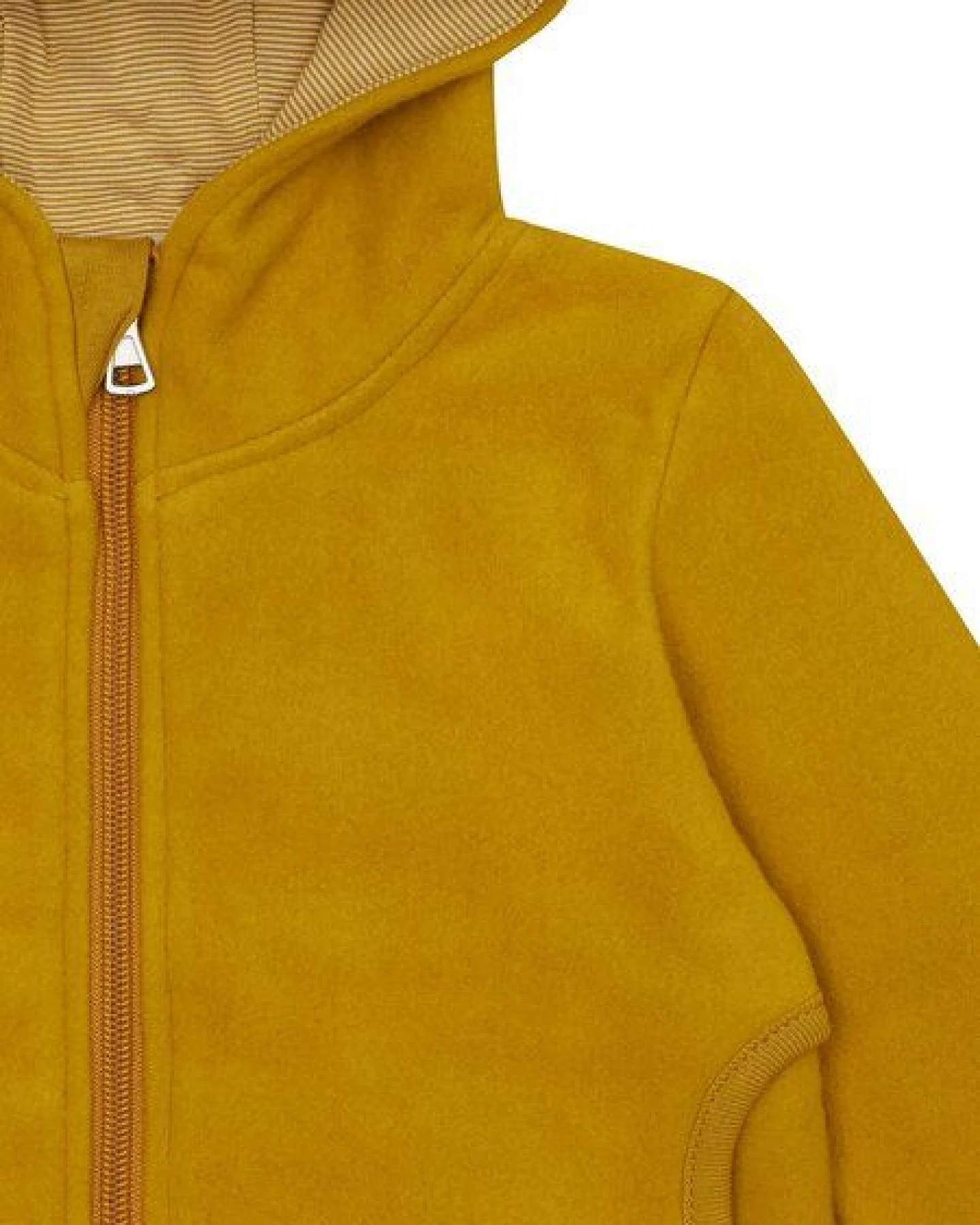 loud + proud Babys & Kinder Jacke aus Baumwoll-Fleece, GOTS-zertifiziert – Ansicht 3