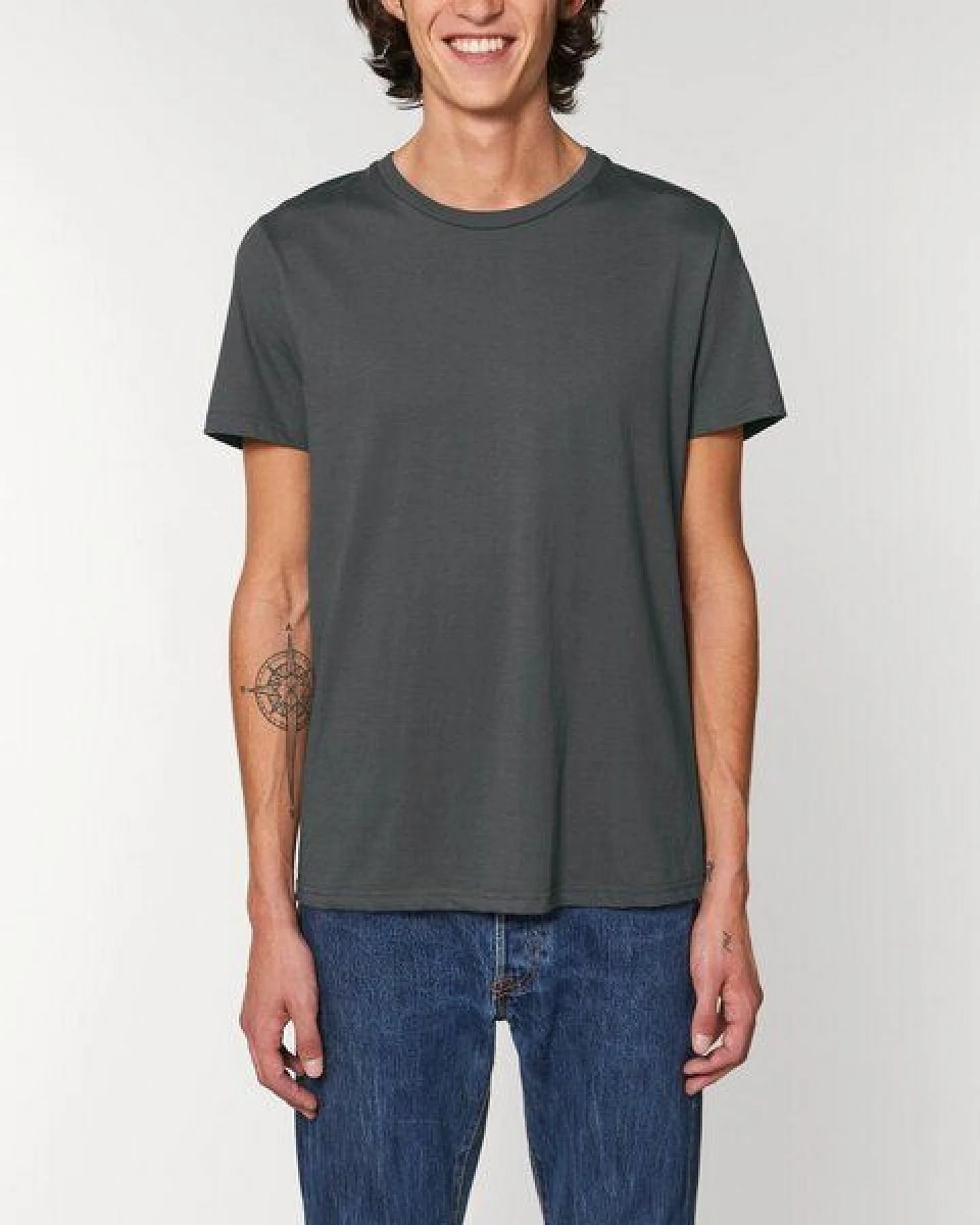 YTWOO 3er Pack Basic Unisex T-Shirt aus Bio Baumwolle – Ansicht 2