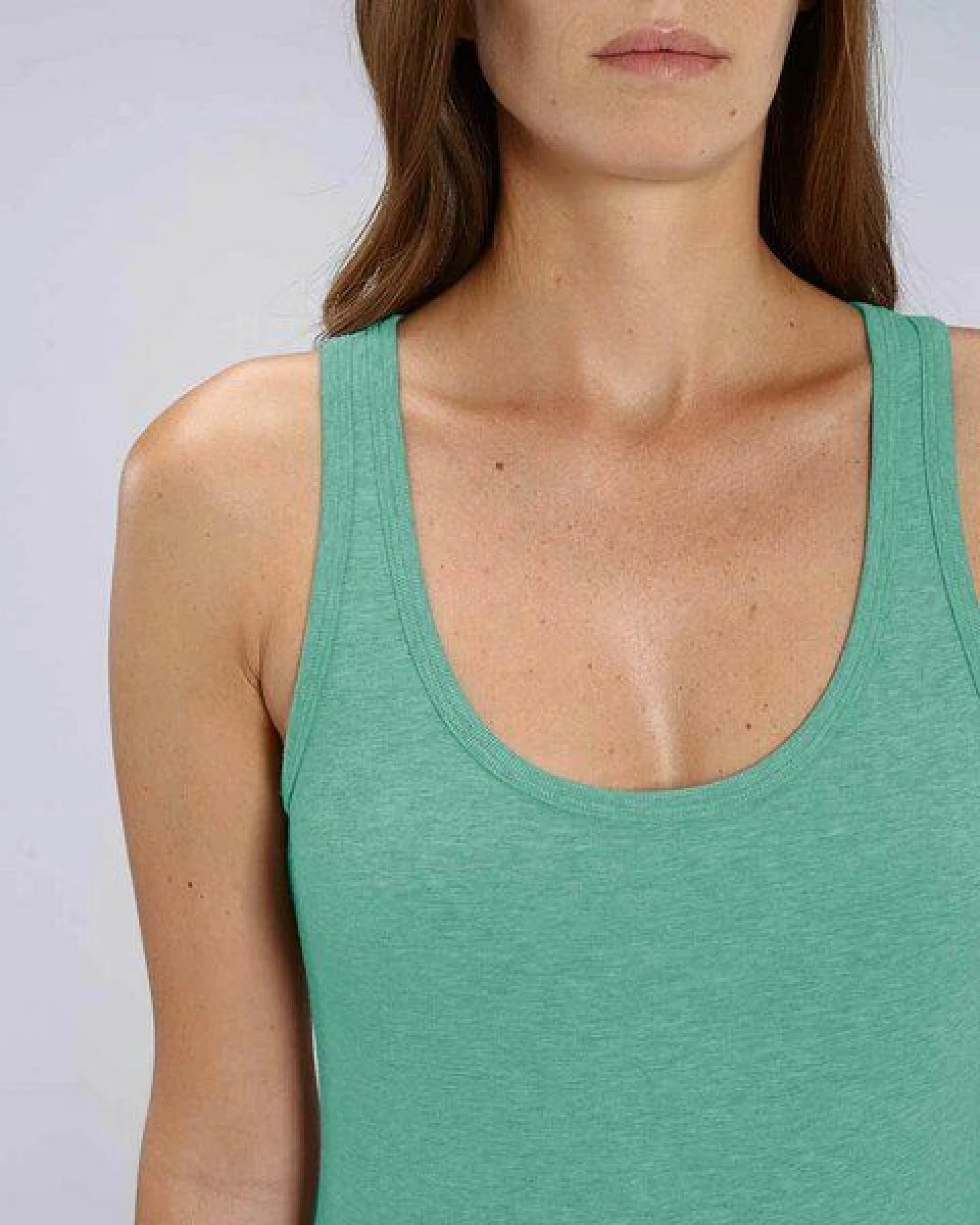 YTWOO Damen Top aus Bio Baumwolle, nachhaltig & fair, viele Farben meliert – Ansicht 3