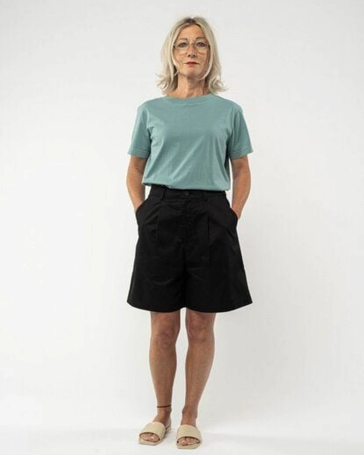 Shorts mit hohem Bund SABITHA – Ansicht 4