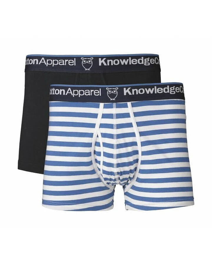 KnowledgeCotton Apparel 2er Pack Bio Baumwoll Boxershort Mix