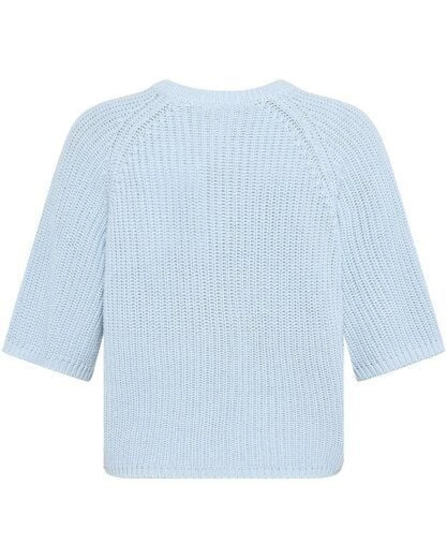 KnowledgeCotton Apparel Kurzarm Pullover aus Biobaumwolle – Ansicht 4