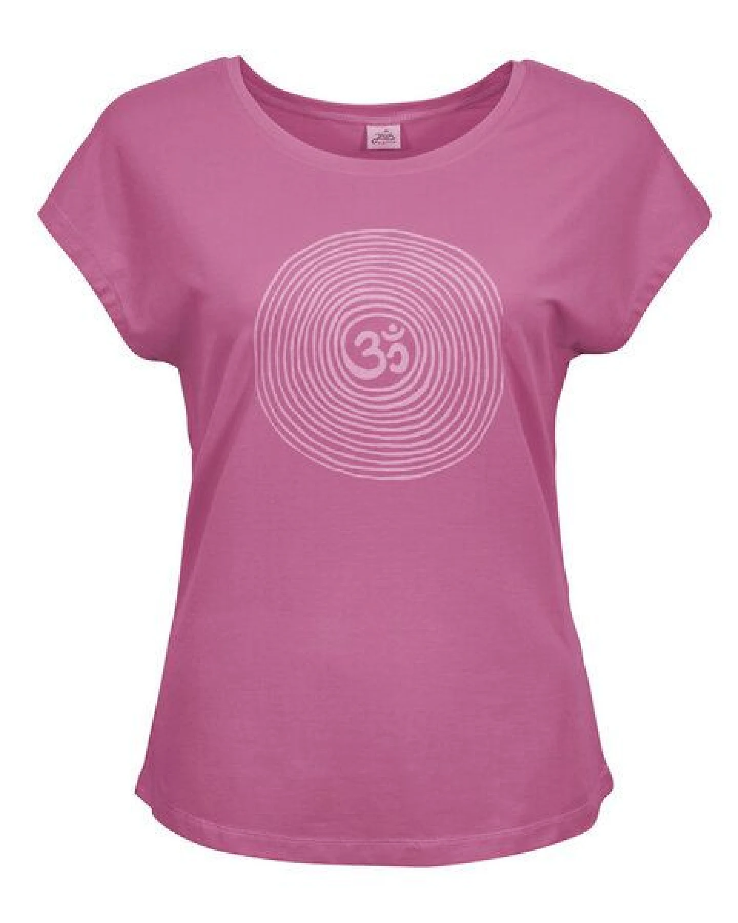 Jaya OM TENCEL - Damen - Yogashirt mit Om-Spiral-Frontprint aus Tencel-Baumwoll-Mix – Ansicht 4