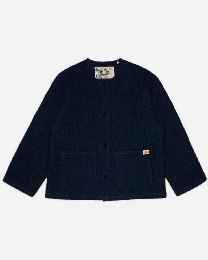 Nudie Jeans Damen Jacke - Sandra Jacket Indigo Quilt