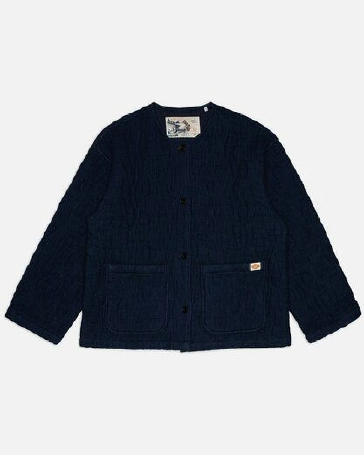 Nudie Jeans Damen Jacke - Sandra Jacket Indigo Quilt – Ansicht 2