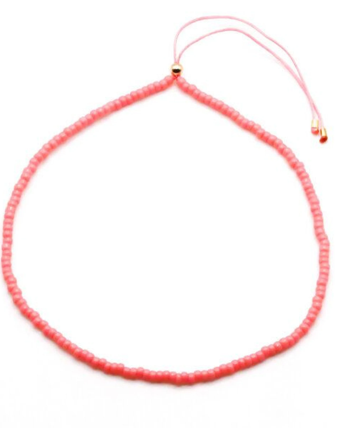 juni Perlen Fußkettchen Lychee rosa - optional mit goldener Fußkette – Ansicht 3