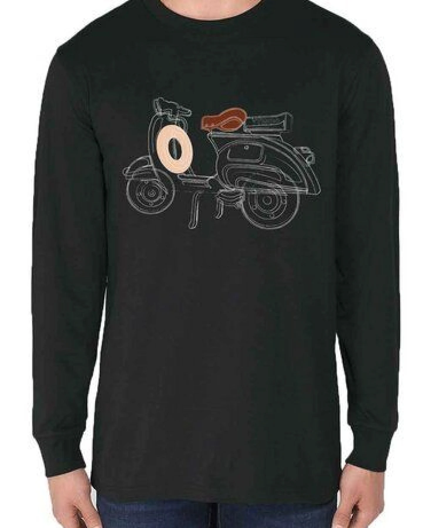 YTWOO Herren Langarmshirt mit Scooter – Ansicht 3