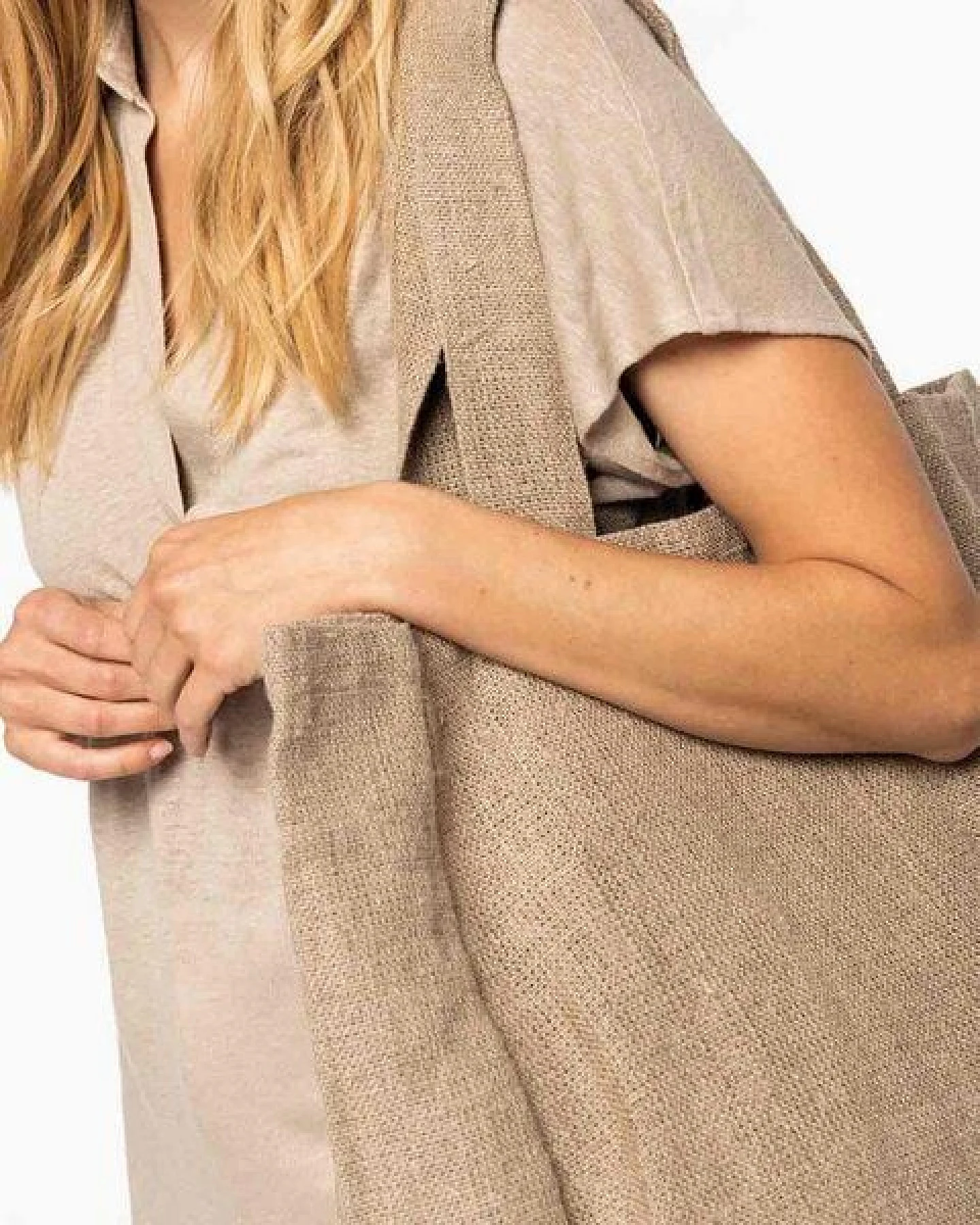YTWOO Große Shopping Bag aus Jute – Ansicht 3