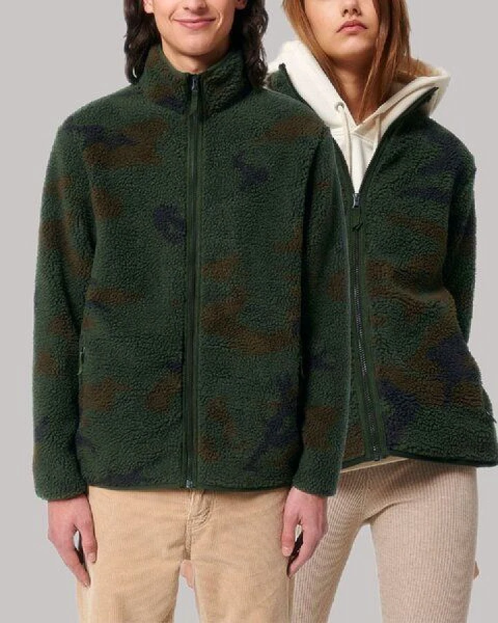 YTWOO Wärmende Teddy Fleecejacke aus recyceltem PET, nachhaltig, ökologisch