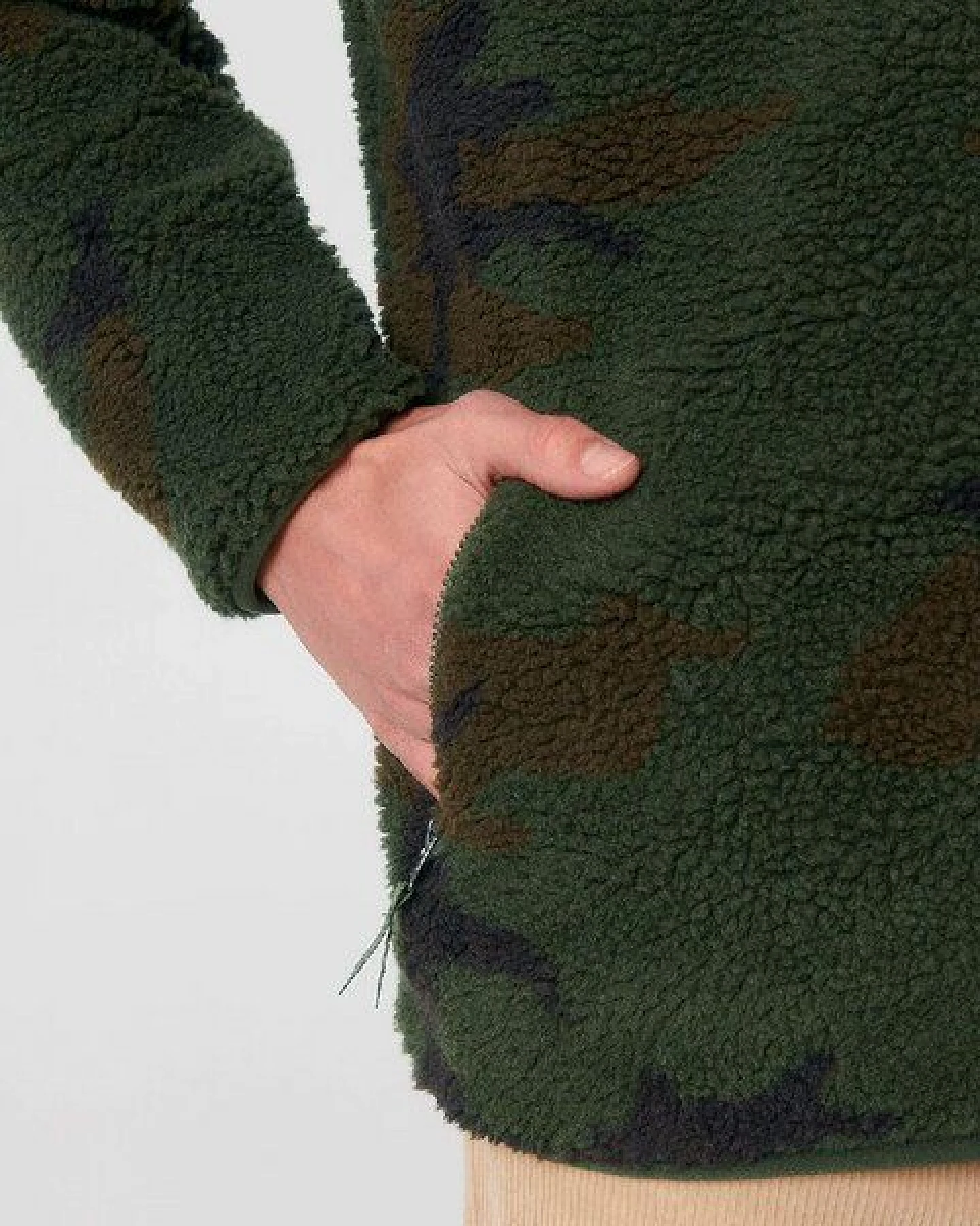YTWOO Wärmende Teddy Fleecejacke aus recyceltem PET, nachhaltig, ökologisch – Ansicht 4