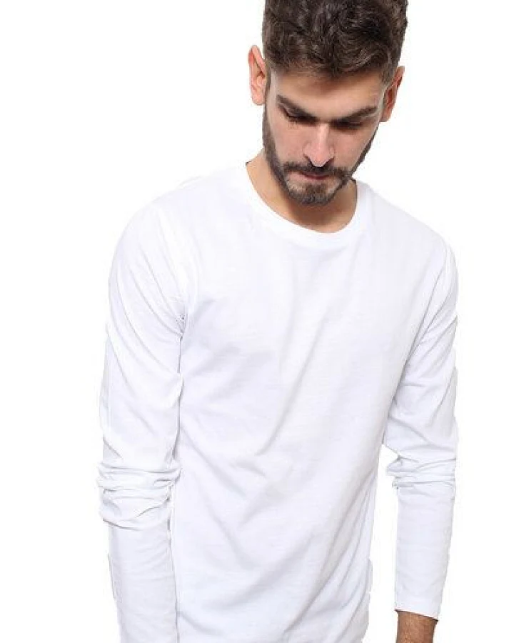 YTWOO Herren Langarmshirt in Farben Schwarz oder Weiss "Made in Kenya"