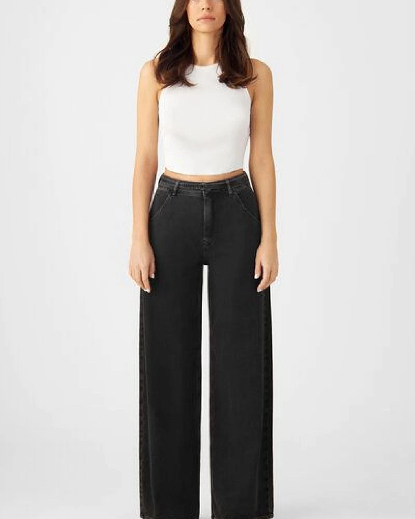 DAWN Jeans BLINK High Waist Black Denim – Ansicht 2