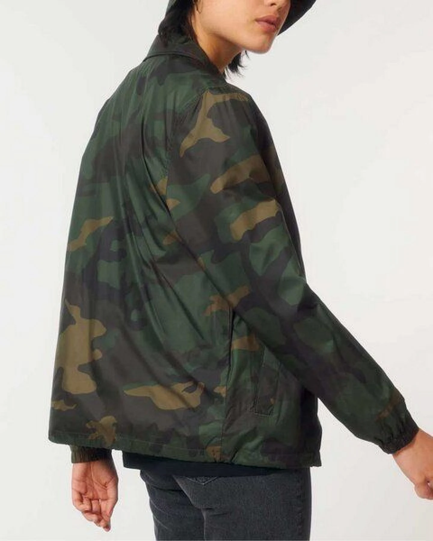 YTWOO Unisex Jacke mit All-Over-Print Camouflage aus recyceltem PET – Ansicht 3