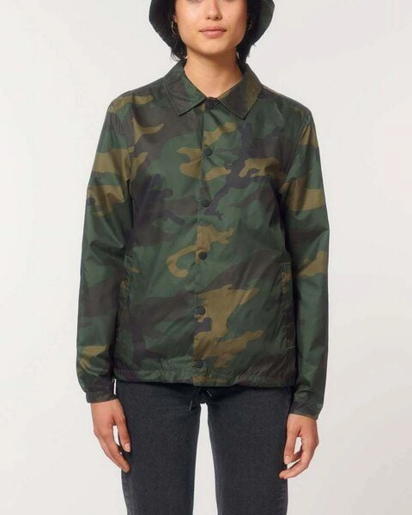 YTWOO Unisex Jacke mit All-Over-Print Camouflage aus recyceltem PET – Ansicht 4