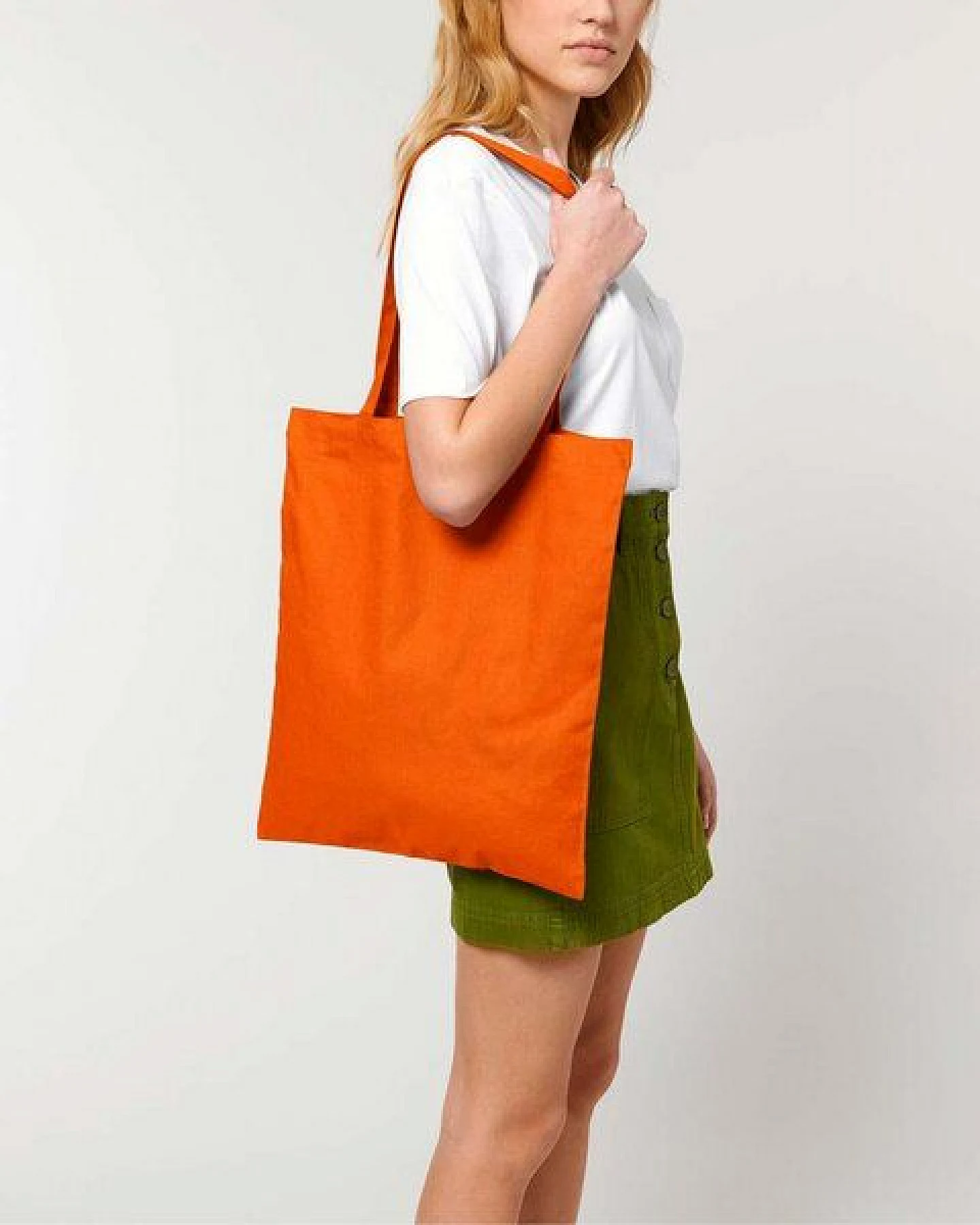 YTWOO Leichter Jutebeutel aus 100% Bio Baumwolle, Einkaufstasche, Shopping Bag, Tragetasche – Ansicht 2