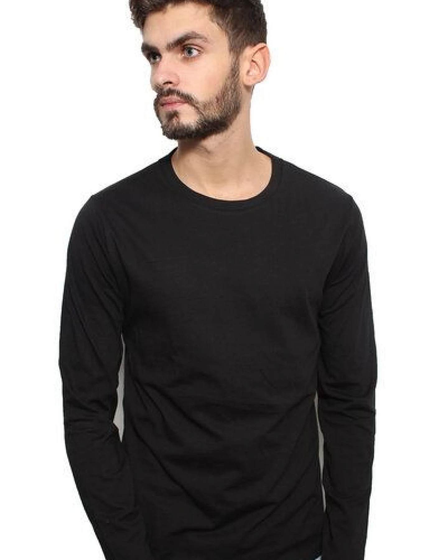 YTWOO Herren Langarmshirt in Farben Schwarz oder Weiss "Made in Kenya" – Ansicht 2