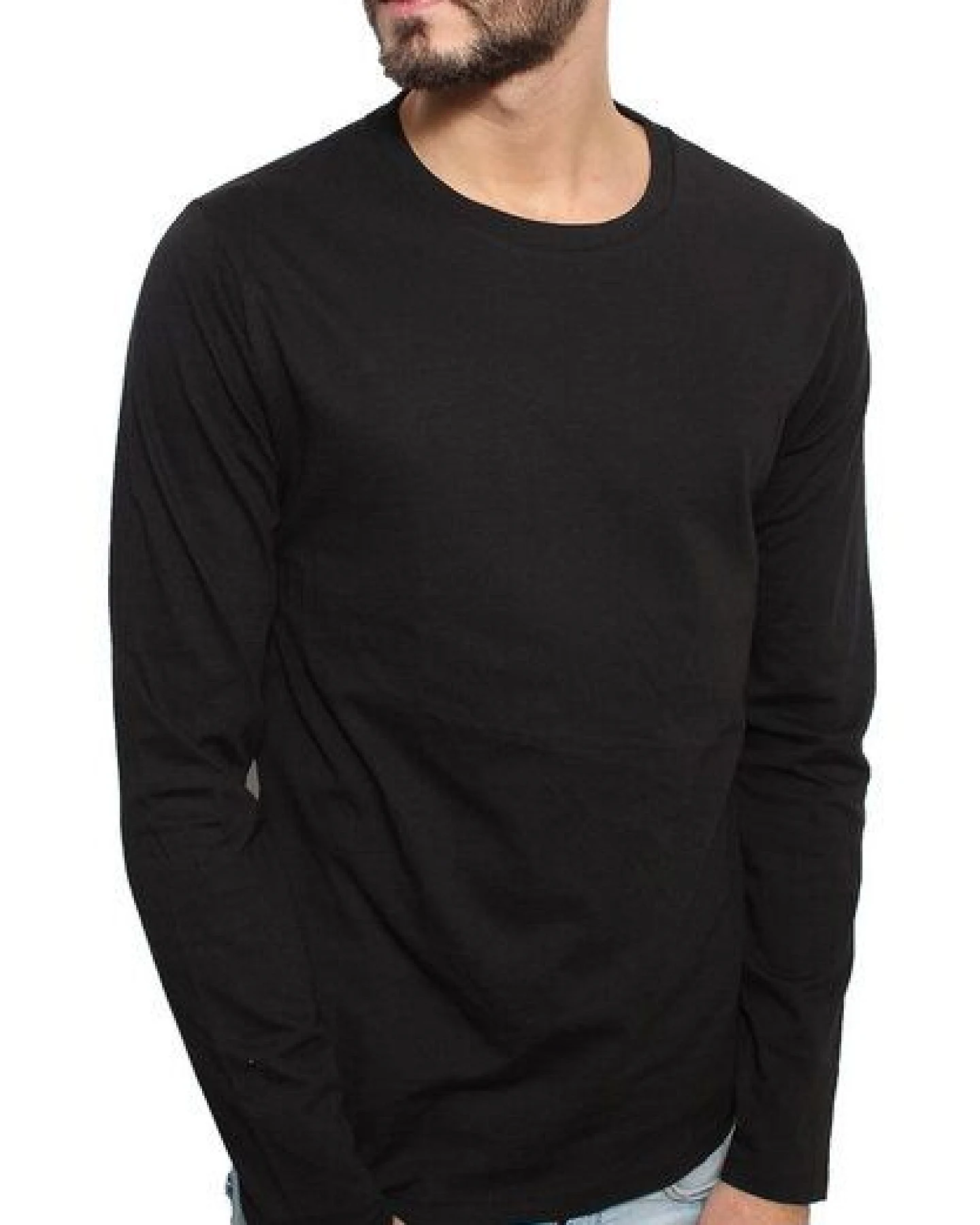 YTWOO Herren Langarmshirt in Farben Schwarz oder Weiss "Made in Kenya" – Ansicht 3
