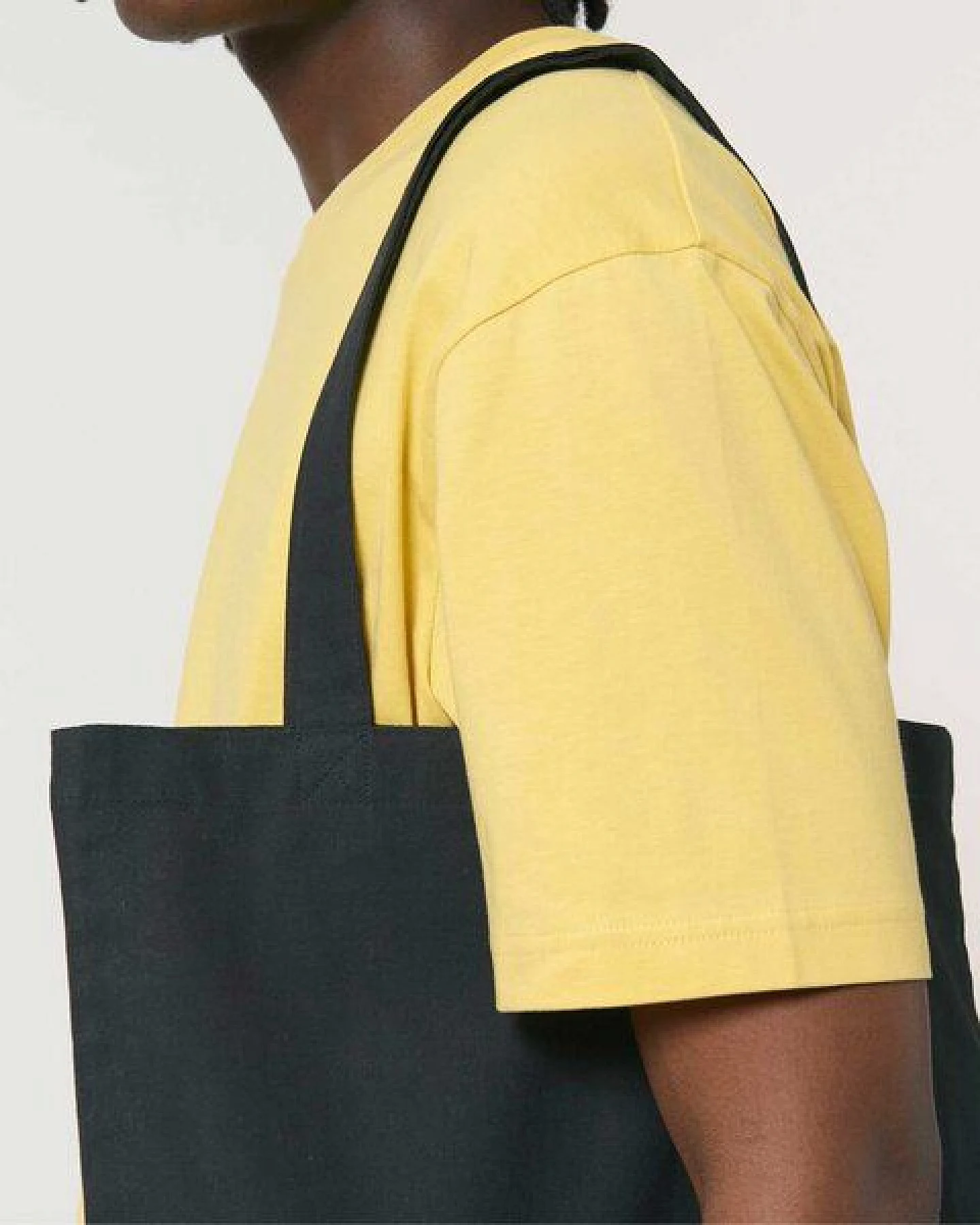 YTWOO Leichter Jutebeutel aus 100% Bio Baumwolle, Einkaufstasche, Shopping Bag, Tragetasche – Ansicht 2