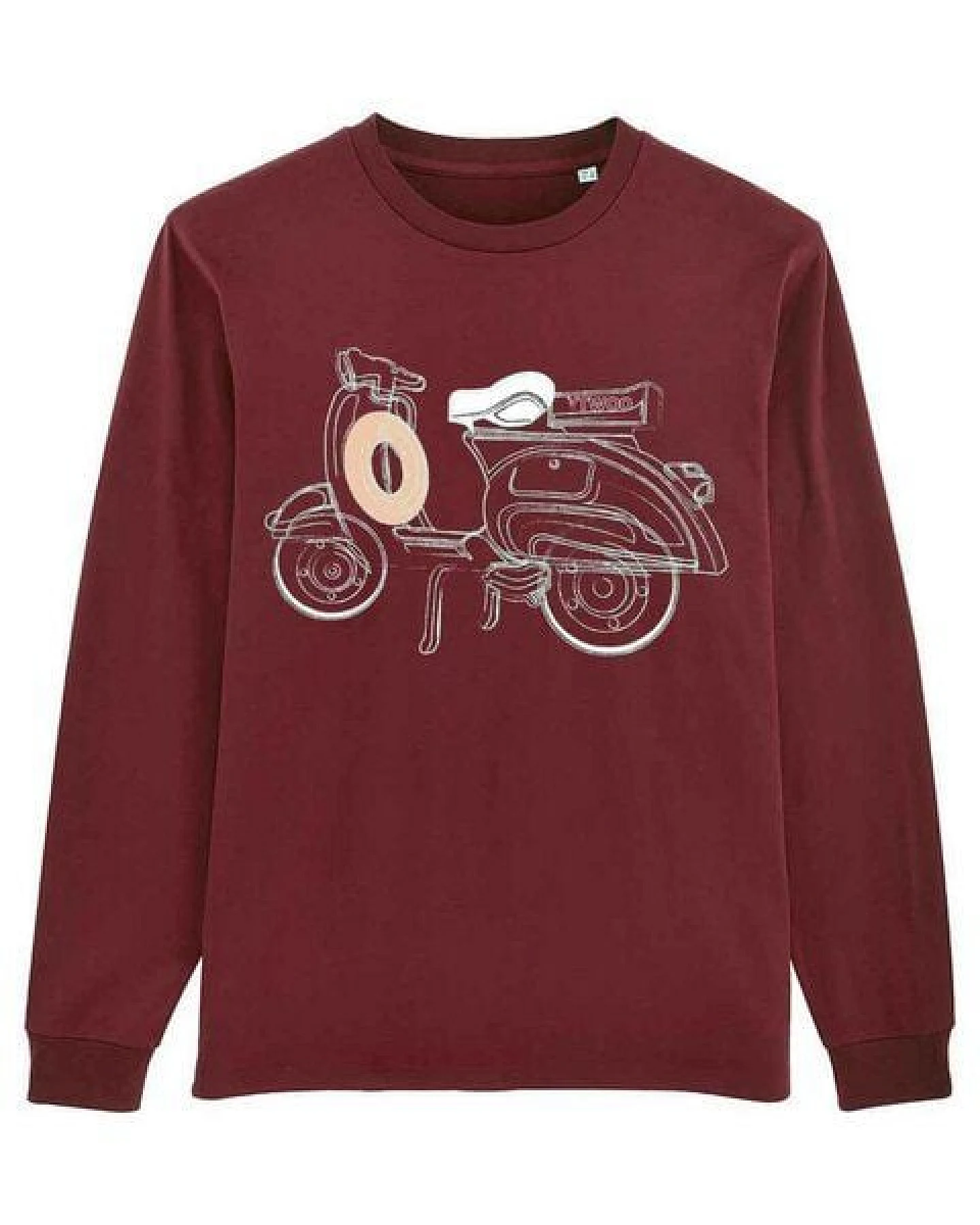 YTWOO Herren Langarmshirt mit Scooter – Ansicht 2