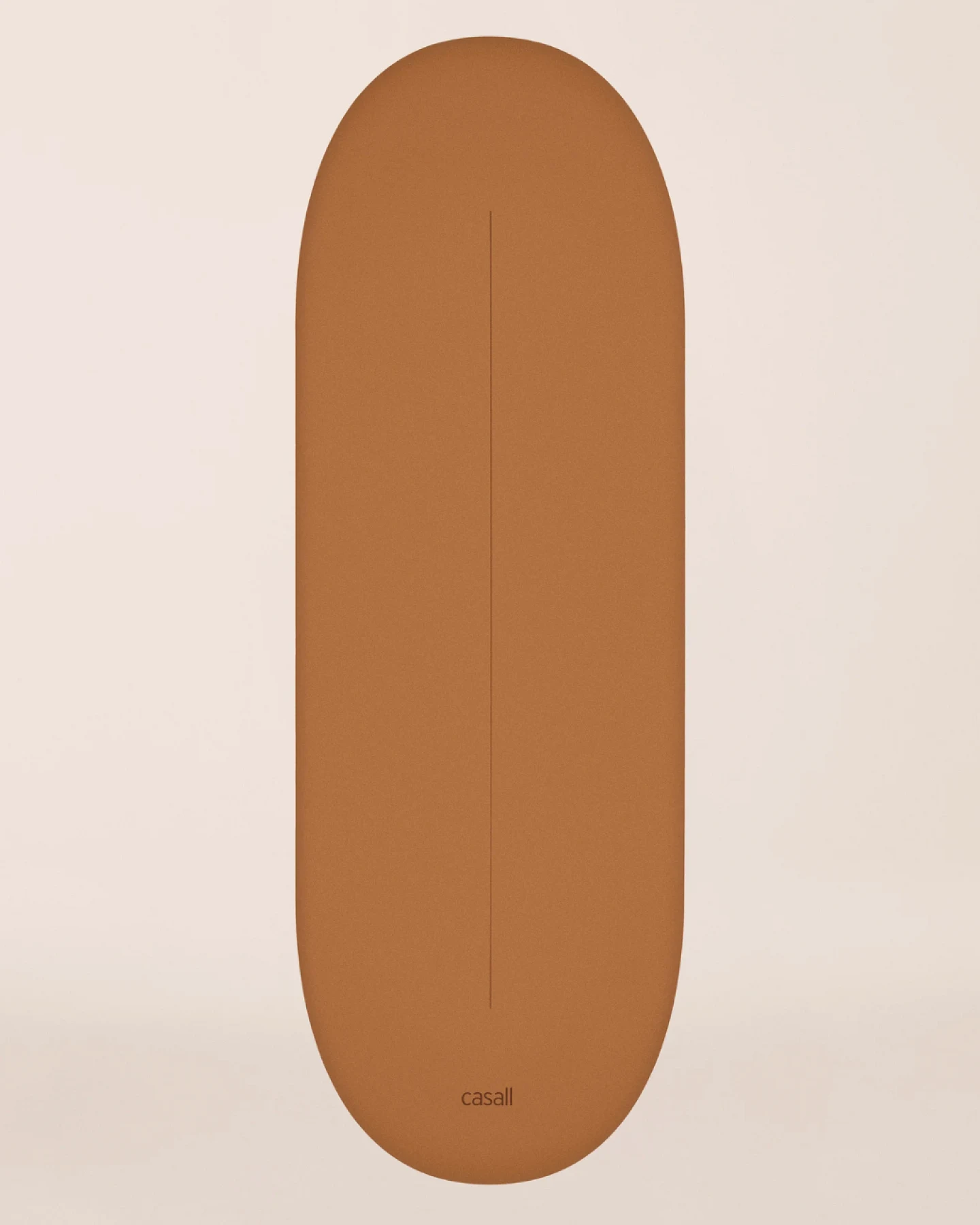 Casall Yoga mat Grip & Cushion III Oval 5mm Matte - Vintage Brown – Ansicht 2