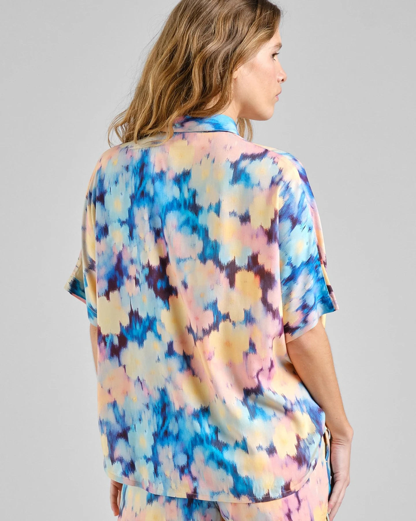 Bluse Alsvik Ikat Field Multi Color Gelb – Ansicht 3