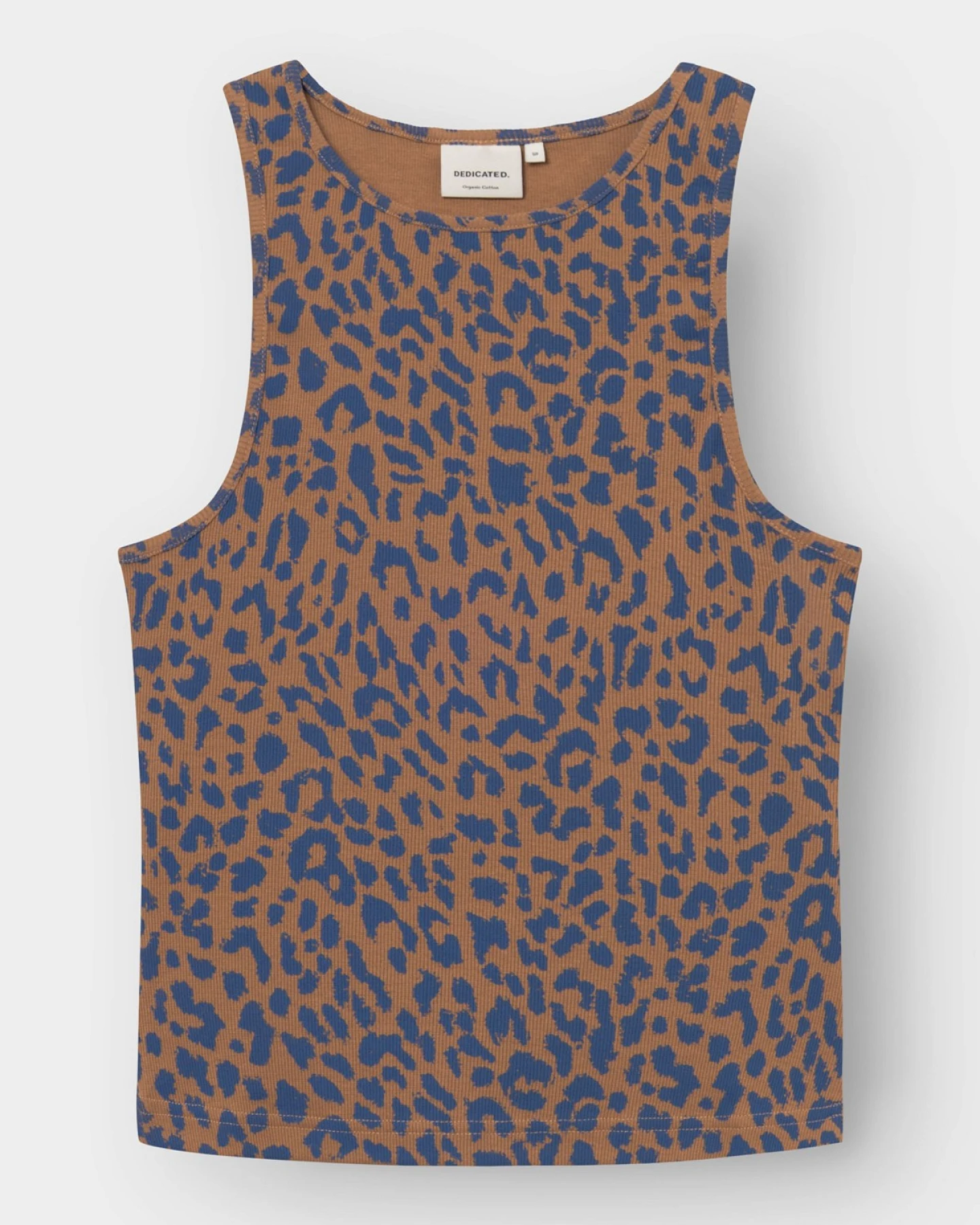 Top Valdermarsvik Rib Leopard Light Brown – Ansicht 4