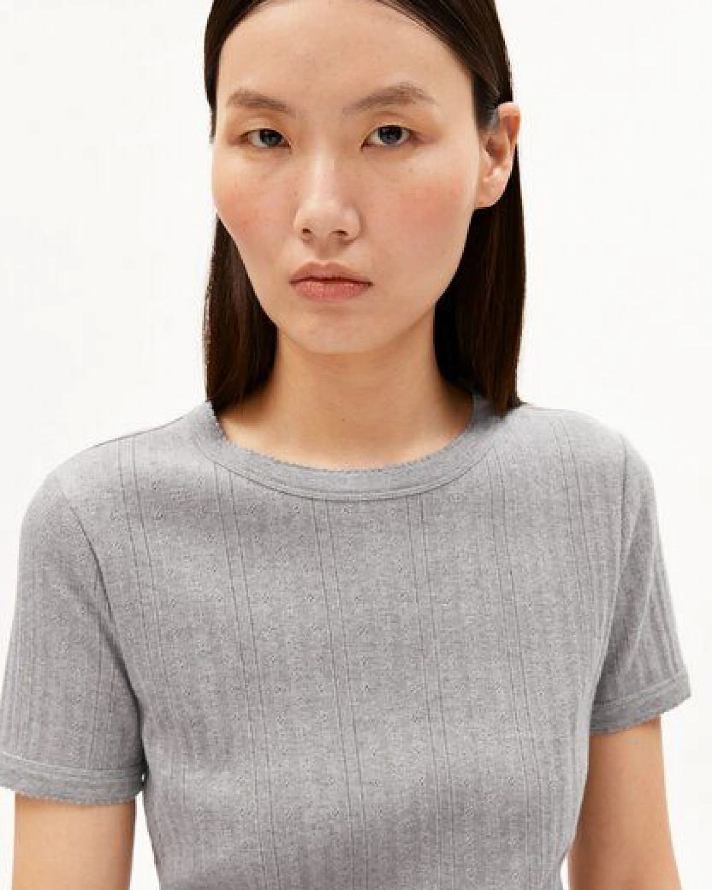 ARMEDANGELS POINTELLE Damen T-Shirt aus 100% Bio-Baumwolle – Ansicht 3