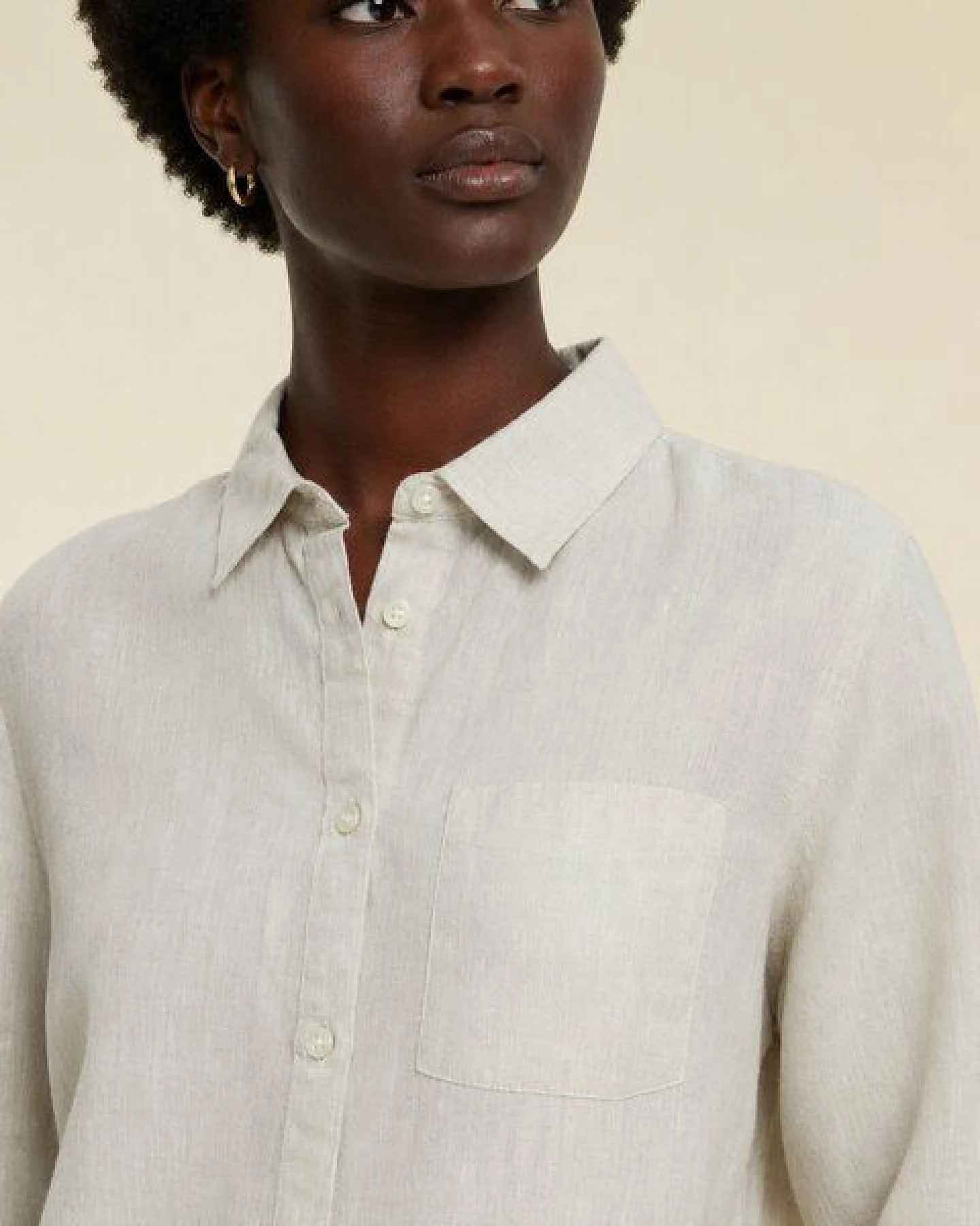 YTWOO Damen Leinenbluse – Ansicht 2