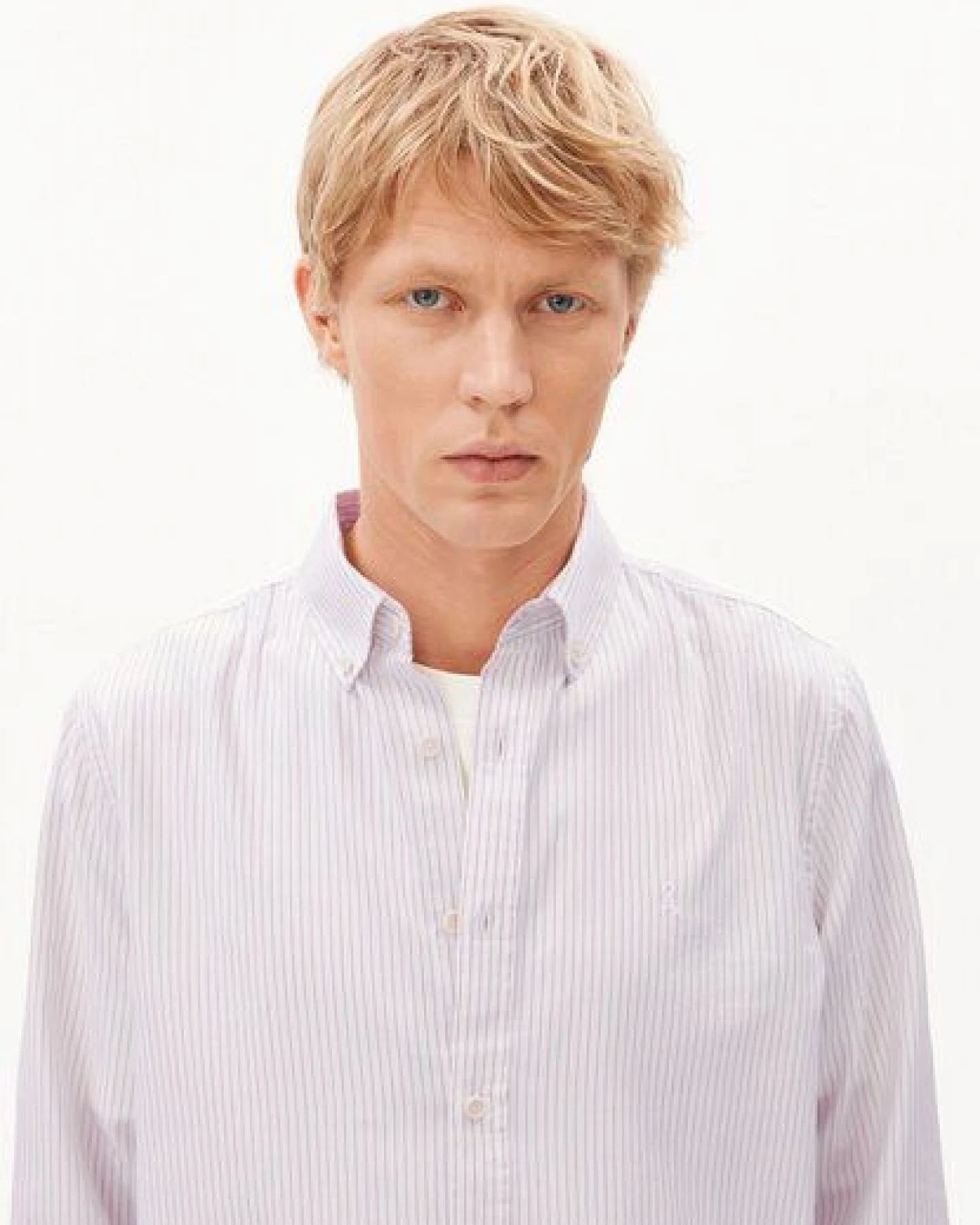 ARMEDANGELS QUAASA STRIPE Herren Hemd aus Bio-Baumwolle – Ansicht 3