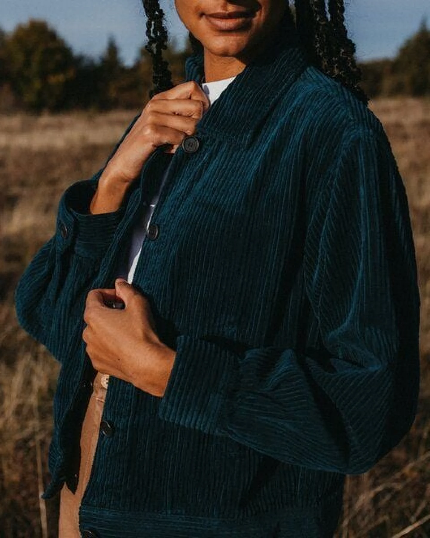 NORDLICHT Damen Cord Jacke aus 100% Bio-Baumwolle SILJA – Ansicht 4