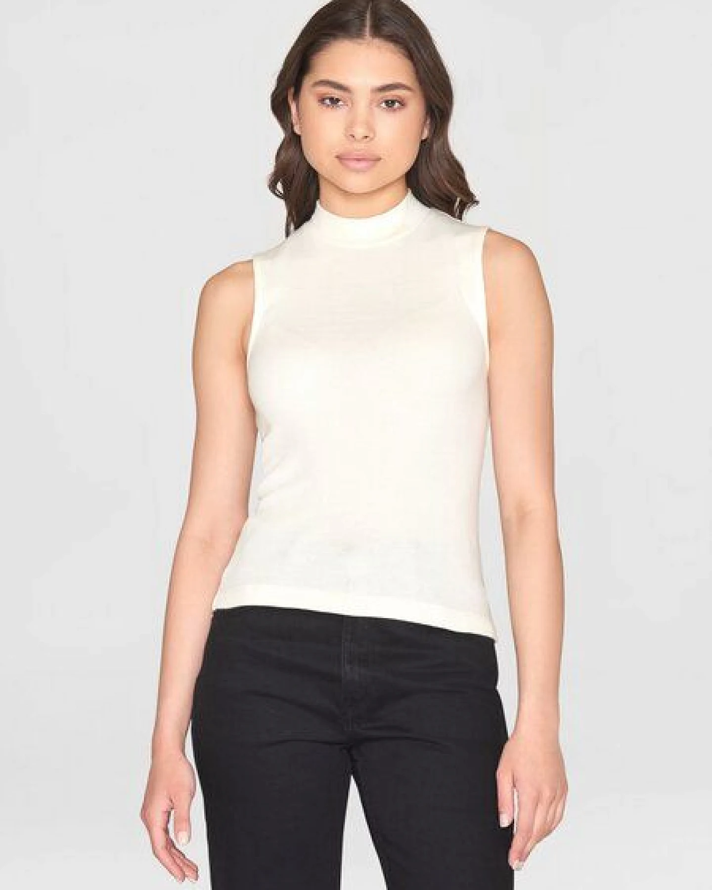 KnowledgeCotton Apparel Top High Neck Rib – Ansicht 2