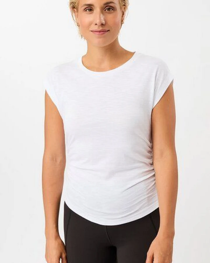 Mandala Side Ruffled Top