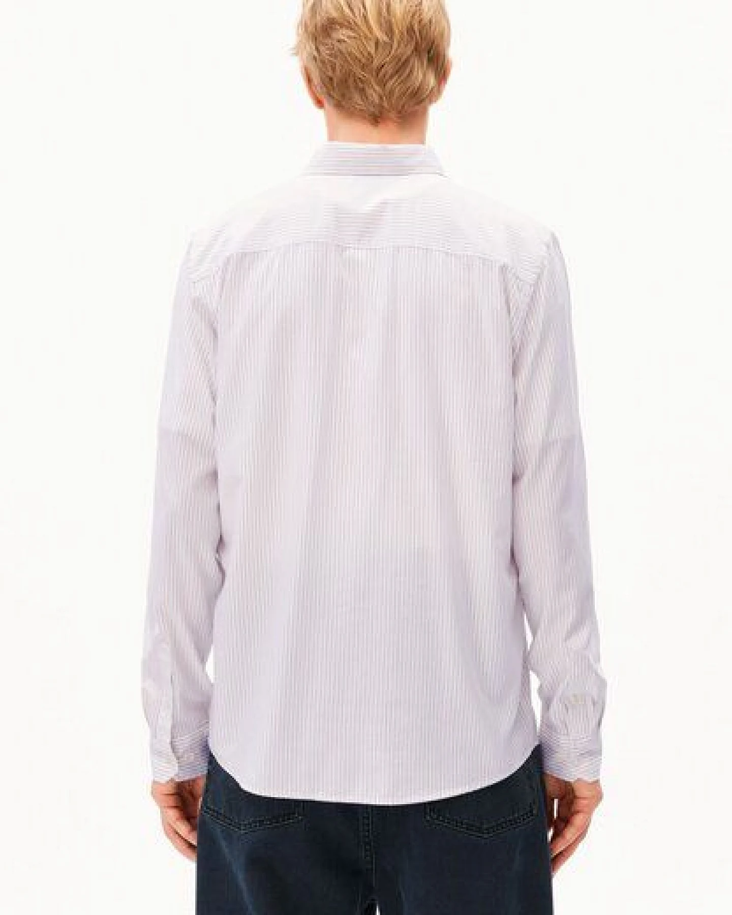ARMEDANGELS QUAASA STRIPE Herren Hemd aus Bio-Baumwolle – Ansicht 2