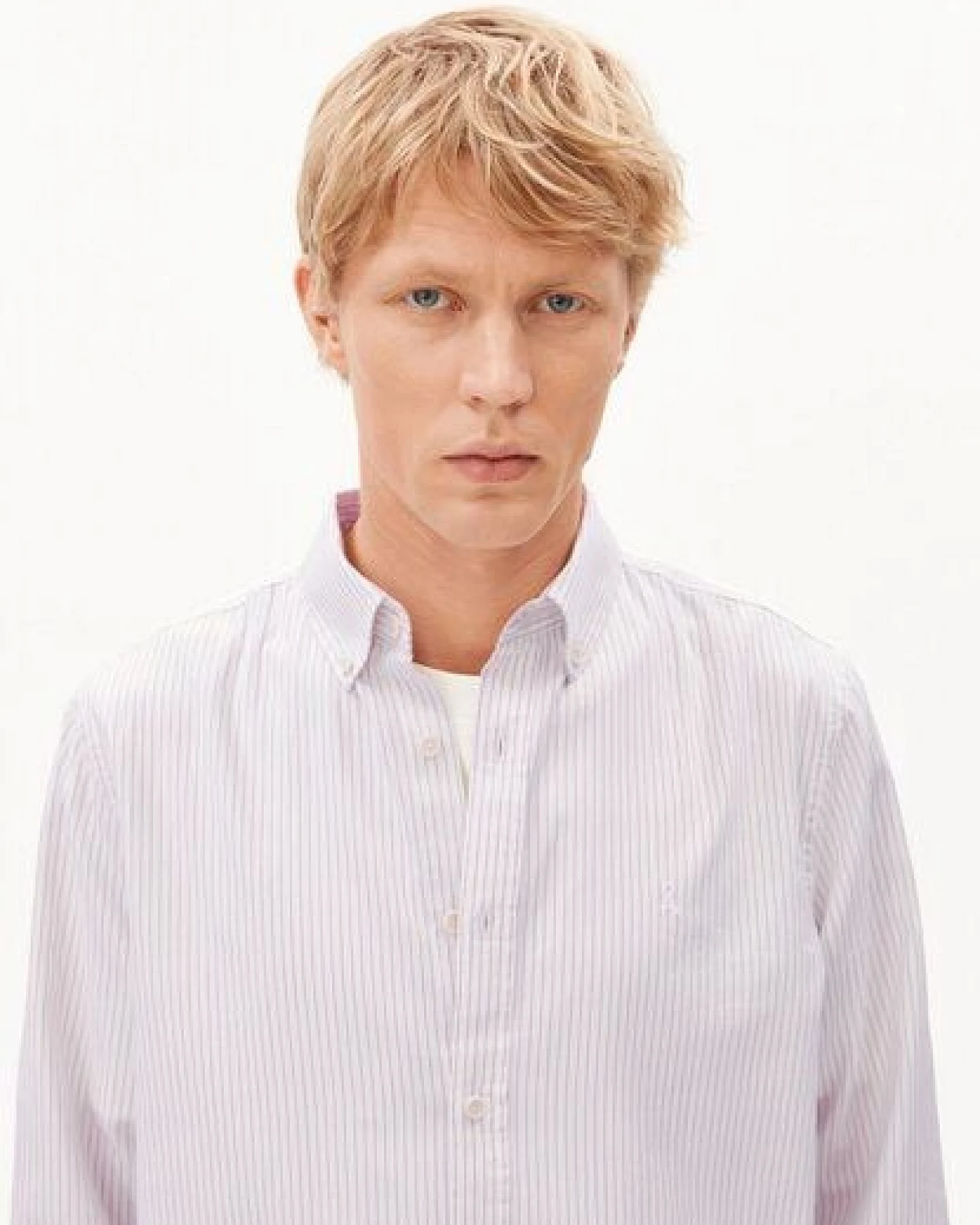 ARMEDANGELS QUAASA STRIPE Herren Hemd aus Bio-Baumwolle – Ansicht 3