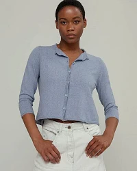 Produktseite: Rifò Halbarm Cardigan Modell: Leda